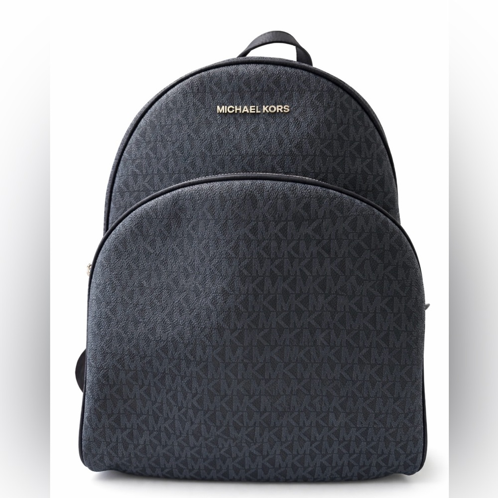Michael Kors Monogram Blue Backpack